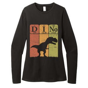 Dinosaur Periodic Table Elements T Rex Dino Paleontologist Womens CVC Long Sleeve Shirt