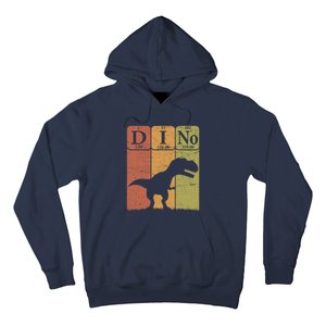 Dinosaur Periodic Table Elements T Rex Dino Paleontologist Hoodie