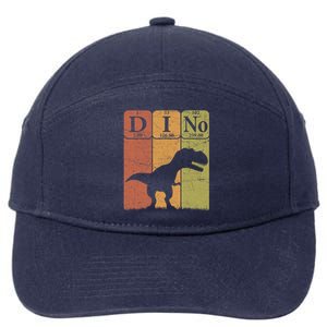 Dinosaur Periodic Table Elements T Rex Dino Paleontologist 7-Panel Snapback Hat