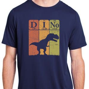 Dinosaur Periodic Table Elements T Rex Dino Paleontologist Adult ChromaSoft Performance T-Shirt