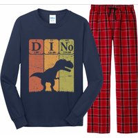 Dinosaur Periodic Table Elements T Rex Dino Paleontologist Long Sleeve Pajama Set