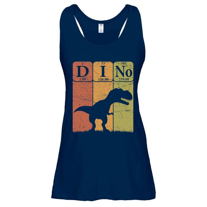 Dinosaur Periodic Table Elements T Rex Dino Paleontologist Ladies Essential Flowy Tank