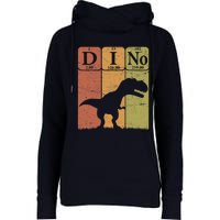 Dinosaur Periodic Table Elements T Rex Dino Paleontologist Womens Funnel Neck Pullover Hood