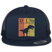 Dinosaur Periodic Table Elements T Rex Dino Paleontologist Flat Bill Trucker Hat