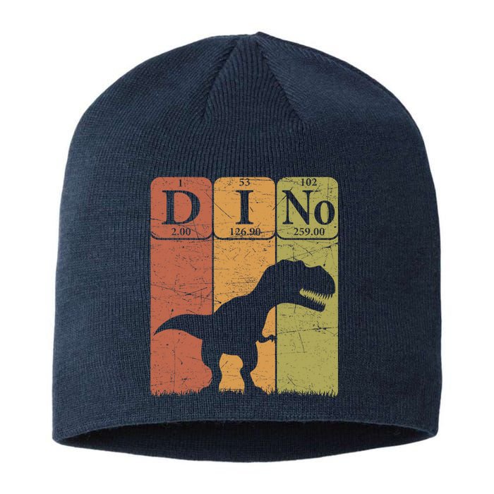 Dinosaur Periodic Table Elements T Rex Dino Paleontologist Sustainable Beanie