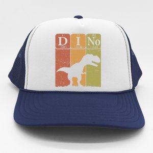 Dinosaur Periodic Table Elements T Rex Dino Paleontologist Trucker Hat