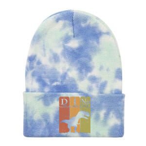 Dinosaur Periodic Table Elements T Rex Dino Paleontologist Tie Dye 12in Knit Beanie