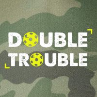 Double Pickleball Trouble Pickle Ball Pickle Ball Player Legacy Tie Dye Trucker Hat