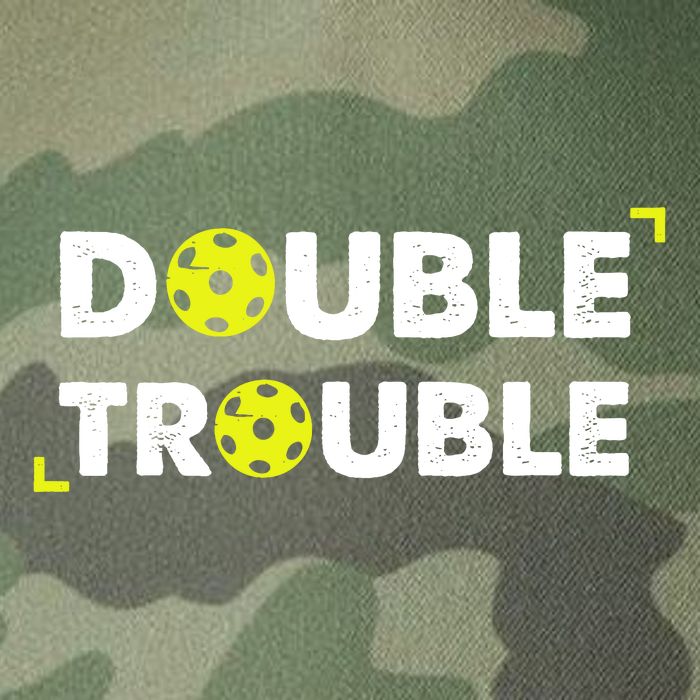 Double Pickleball Trouble Pickle Ball Pickle Ball Player Legacy Tie Dye Trucker Hat