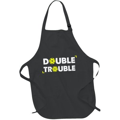 Double Pickleball Trouble Pickle Ball Pickle Ball Player Apron