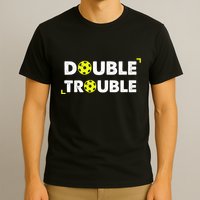 Double Pickleball Trouble Pickle Ball Pickle Ball Player T-Shirt