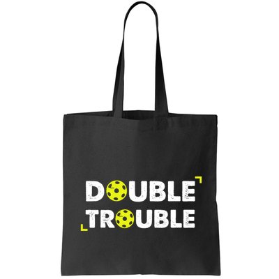 Double Pickleball Trouble Pickle Ball Pickle Ball Player Bag