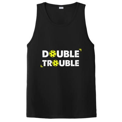 Double Pickleball Trouble Pickle Ball Pickle Ball Player PosiCharge Competitor Tank