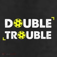 Double Pickleball Trouble Pickle Ball Pickle Ball Player Trucker Hat