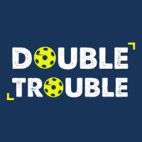 Double Pickleball Trouble Pickle Ball Pickle Ball Player Infant Baby Jersey Bodysuit