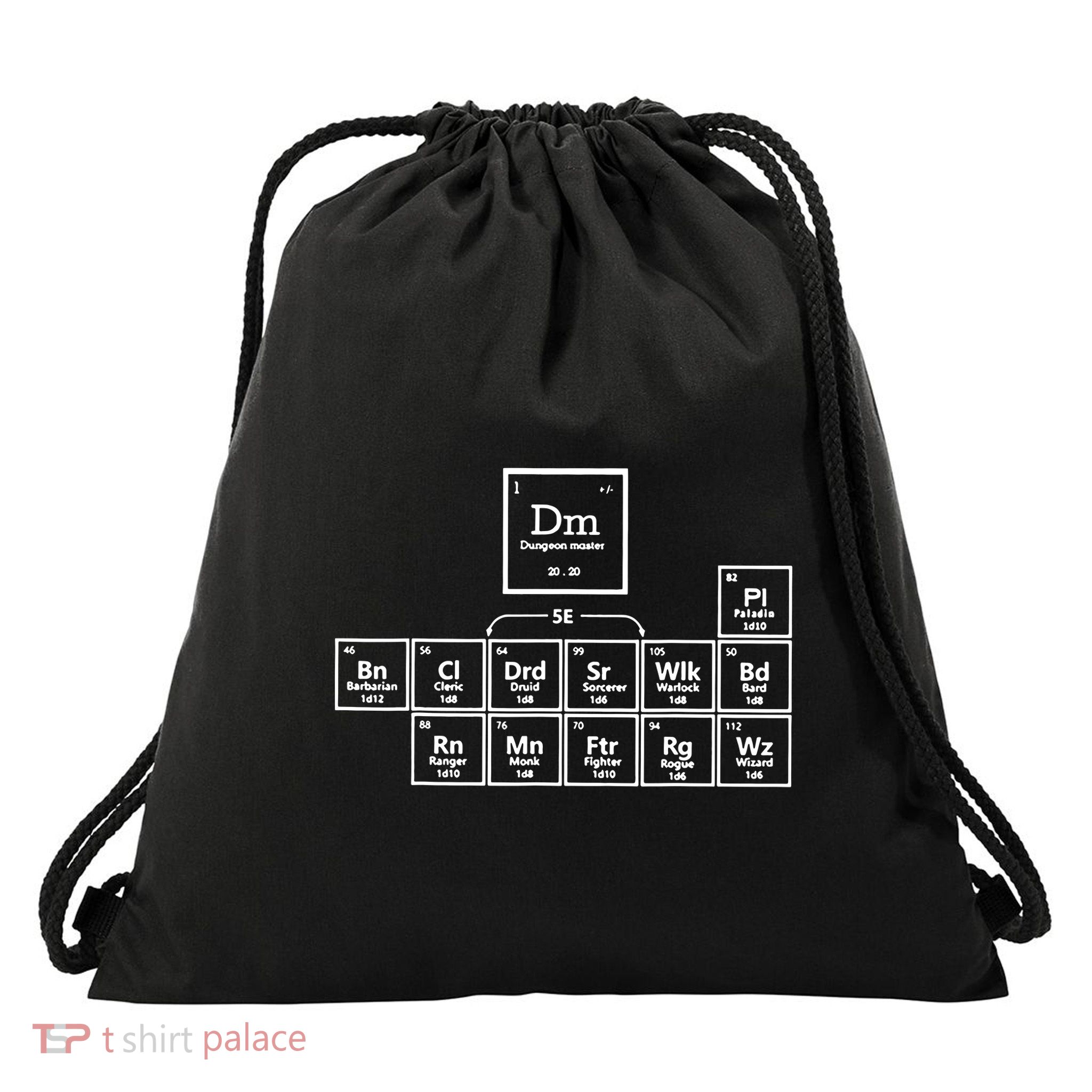 Dnd Periodic Table Drawstring Bag