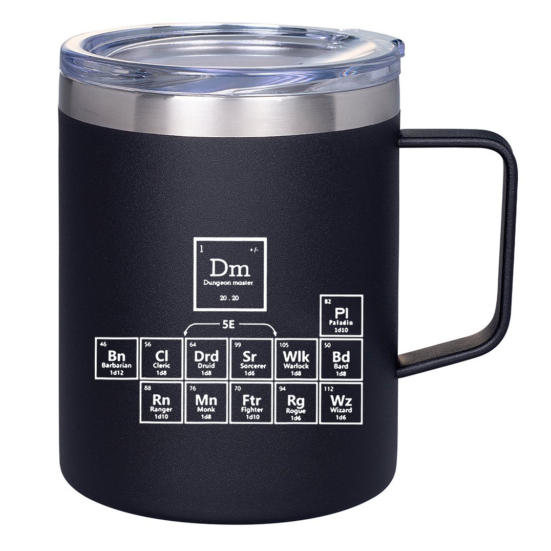 Dnd Periodic Table 12oz Stainless Steel Coffee Mug