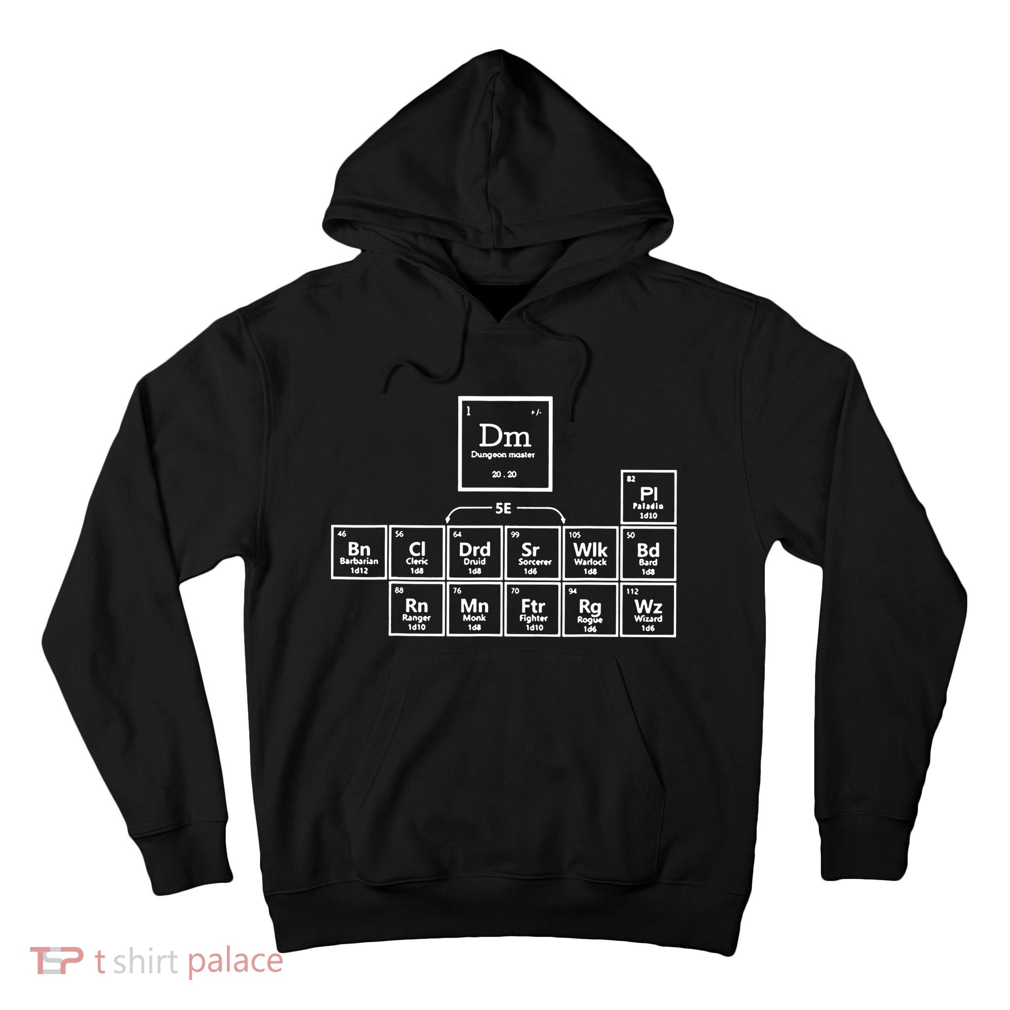 Dnd Periodic Table Tall Hoodie