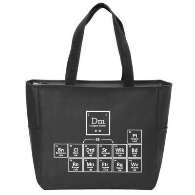 Dnd Periodic Table Zip Tote Bag
