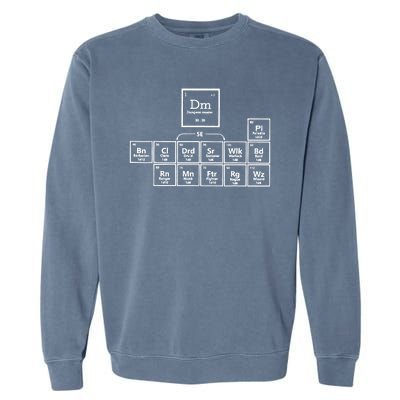 Dnd Periodic Table Garment-Dyed Sweatshirt