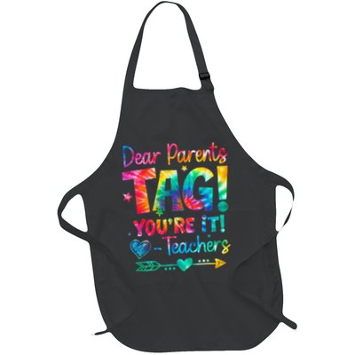 Dear Parents Tag Youre It Love Teachers Tie Dye Funny Gifts Apron