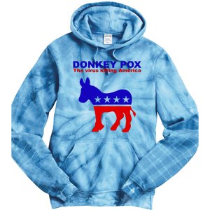 Donkey Pox The Virus Killing America Funny Tie Dye Hoodie