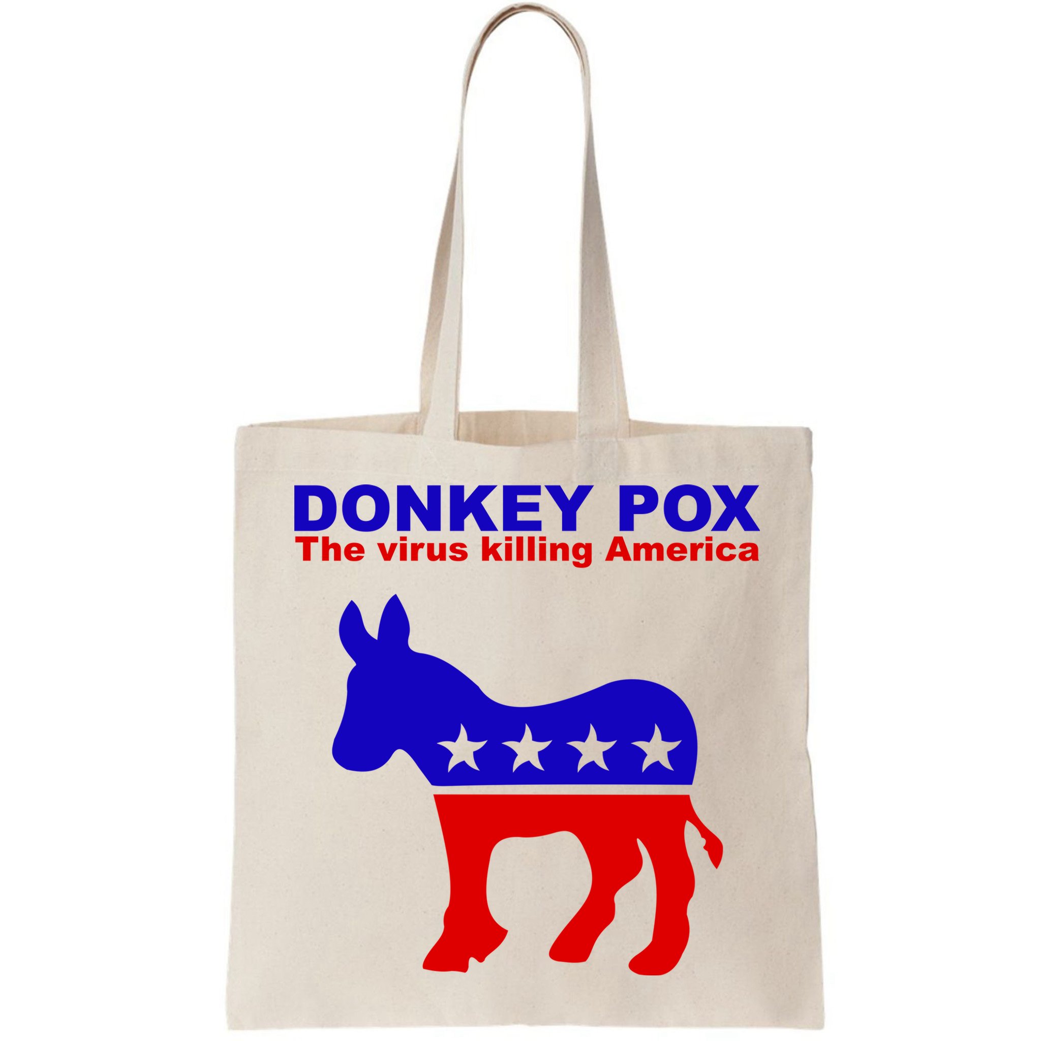 Donkey Pox The Virus Killing America Funny Bag