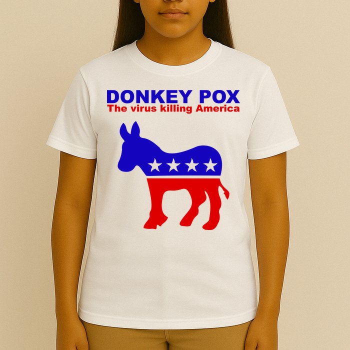 Donkey Pox The Virus Killing America Funny T-Shirt