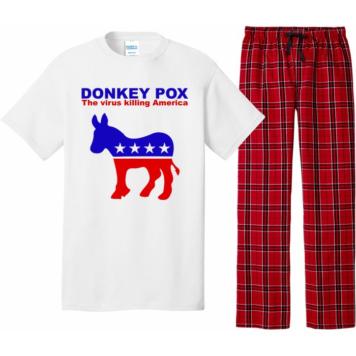 Donkey Pox The Virus Killing America Funny Pajama Set