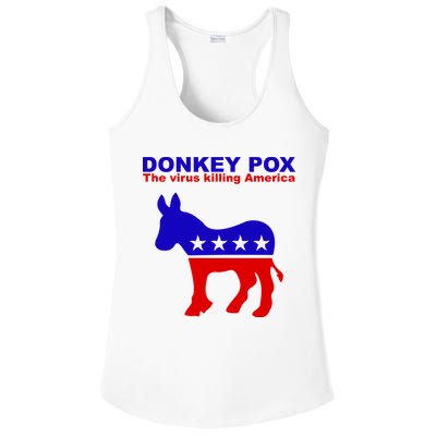 Donkey Pox The Virus Killing America Funny Ladies PosiCharge Competitor Racerback Tank