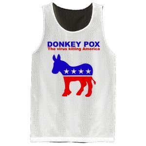 Donkey Pox The Virus Killing America Funny Mesh Reversible Basketball Jersey Tank