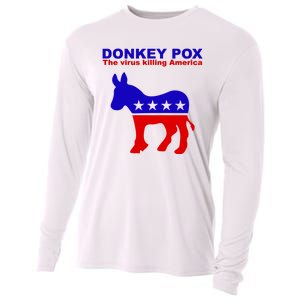 Donkey Pox The Virus Killing America Funny Cooling Performance Long Sleeve Crew