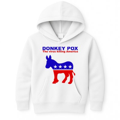 Donkey Pox The Virus Killing America Funny Kids Hoodie