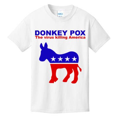 Donkey Pox The Virus Killing America Funny Kids T-Shirt