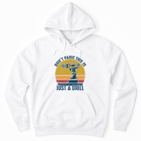 Dont Panic This Is Just A Drill Vintage Funny Tool DIY Gift Hoodie