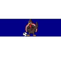 Dabbing Pilgrim Turkey Thanksgiving Day Soccer Gobble Player Cute Gift Bumper Sticker