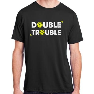 Double Pickleball Trouble Adult ChromaSoft Performance T-Shirt