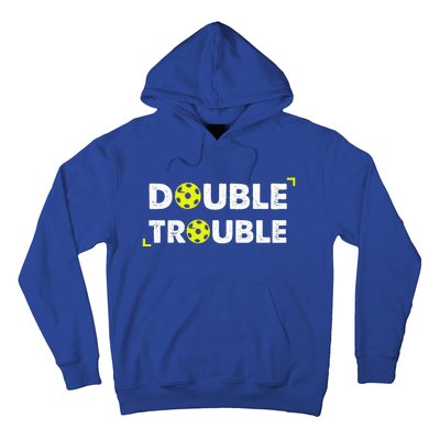 Double Pickleball Trouble Hoodie