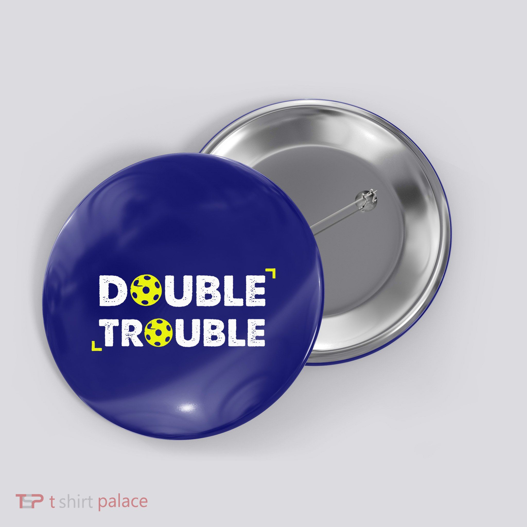 Double Pickleball Trouble Button