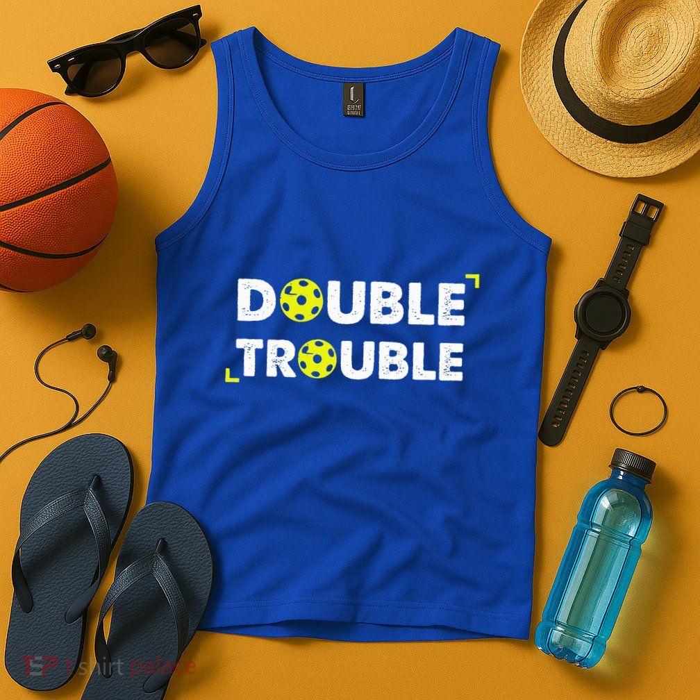 Double Pickleball Trouble Tank Top
