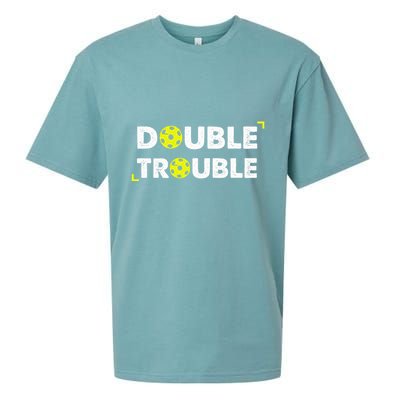 Double Pickleball Trouble Sueded Cloud Jersey T-Shirt