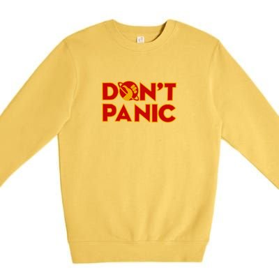 DonT Panic The HitchhikerS Guide To The Galaxy Premium Crewneck Sweatshirt