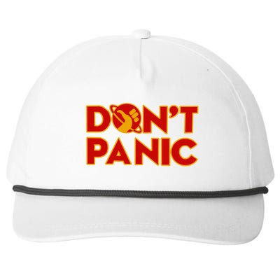 DonT Panic The HitchhikerS Guide To The Galaxy Snapback Five-Panel Rope Hat