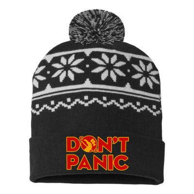 DonT Panic The HitchhikerS Guide To The Galaxy USA-Made Snowflake Beanie