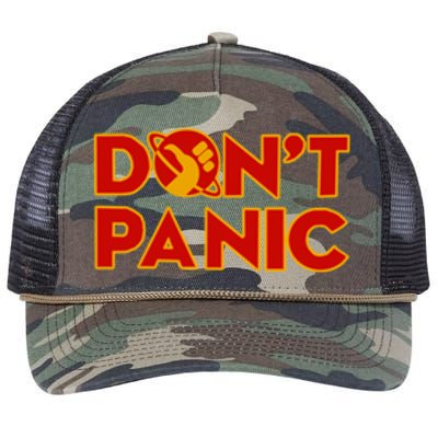 DonT Panic The HitchhikerS Guide To The Galaxy Retro Rope Trucker Hat Cap