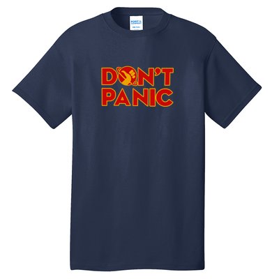 DonT Panic The HitchhikerS Guide To The Galaxy Tall T-Shirt