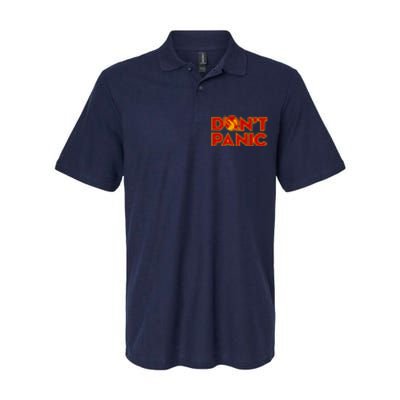 DonT Panic The HitchhikerS Guide To The Galaxy Softstyle Adult Sport Polo