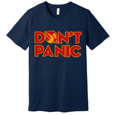 DonT Panic The HitchhikerS Guide To The Galaxy Premium T-Shirt