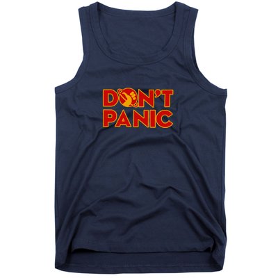 DonT Panic The HitchhikerS Guide To The Galaxy Tank Top