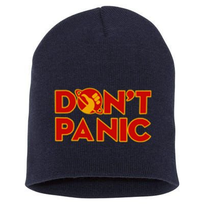 DonT Panic The HitchhikerS Guide To The Galaxy Short Acrylic Beanie